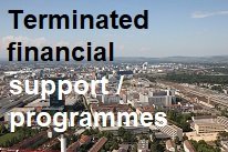 Picture with Link to Information about terminated financial support / programs